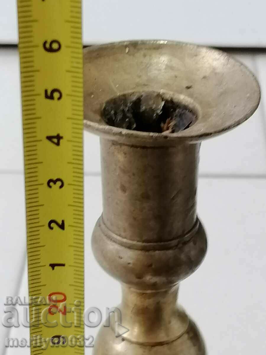 Old Bulgarian revival candlestick candle - 5 Old Bulgarian revival candlestick candle - 5