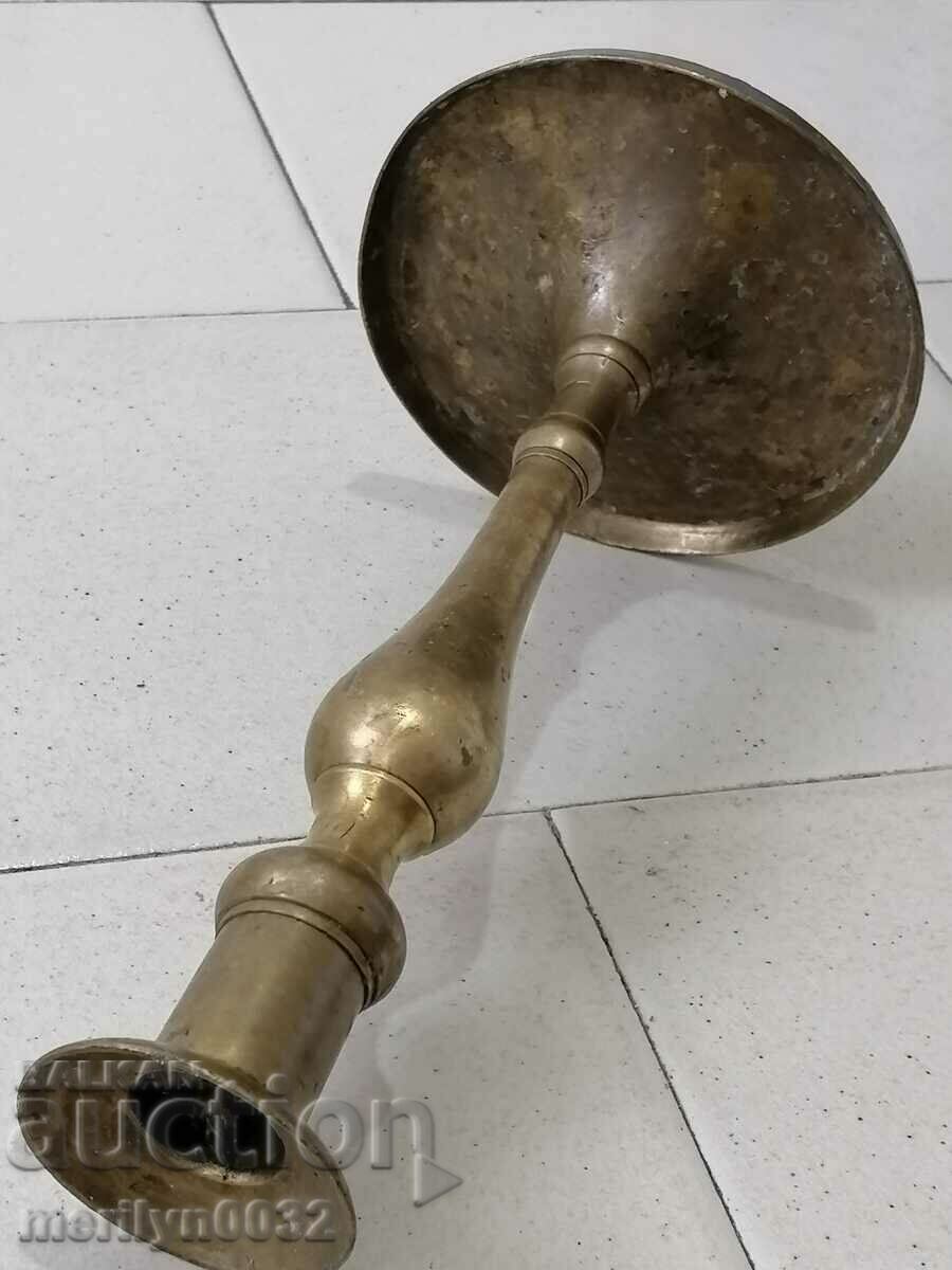 Old Bulgarian revival candlestick candle - 6 Old Bulgarian revival candlestick candle - 6