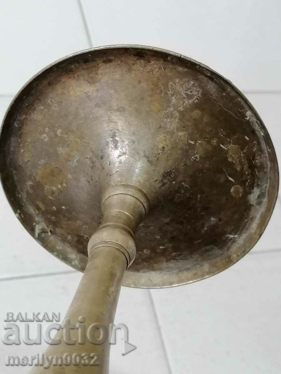 Old Bulgarian revival candlestick candle - 7 Old Bulgarian revival candlestick candle - 7