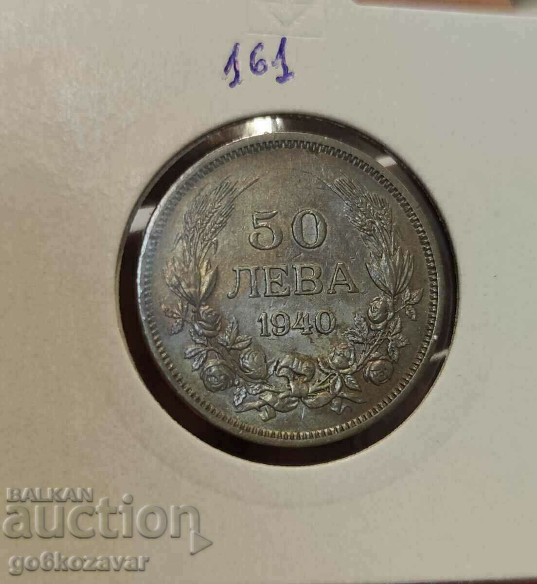 Bulgaria 50 BGN 1940 Monedă pentru colecție!