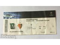 Футболен билет Лудогорец-Базел 2013 ШЛ