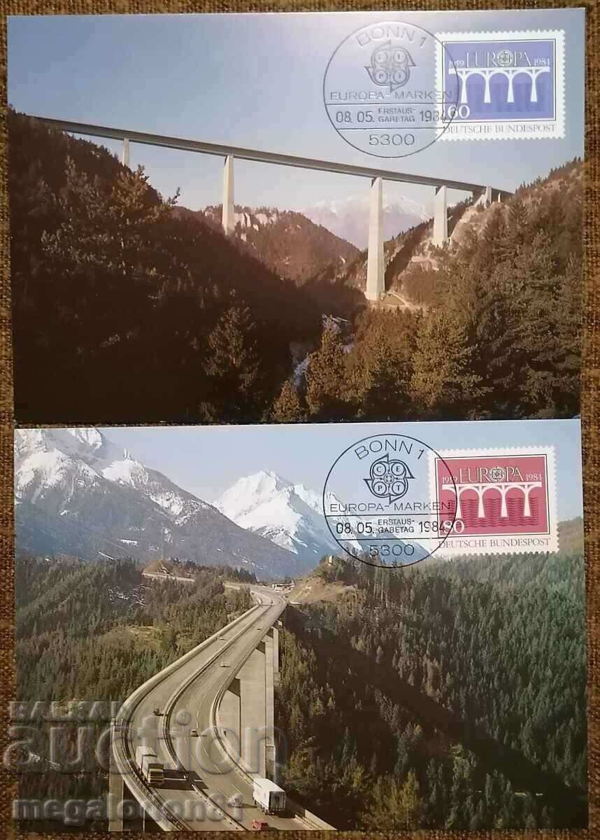 Германия - Европа СЕПТ, 1984г., мостове