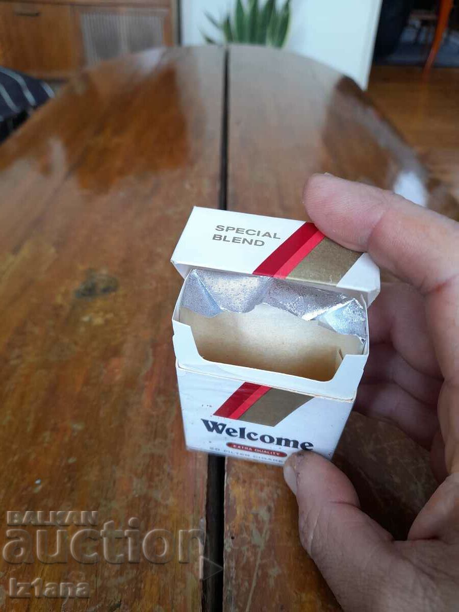 An old box of Welcome cigarettes - 5 An old box of Welcome cigarettes - 5
