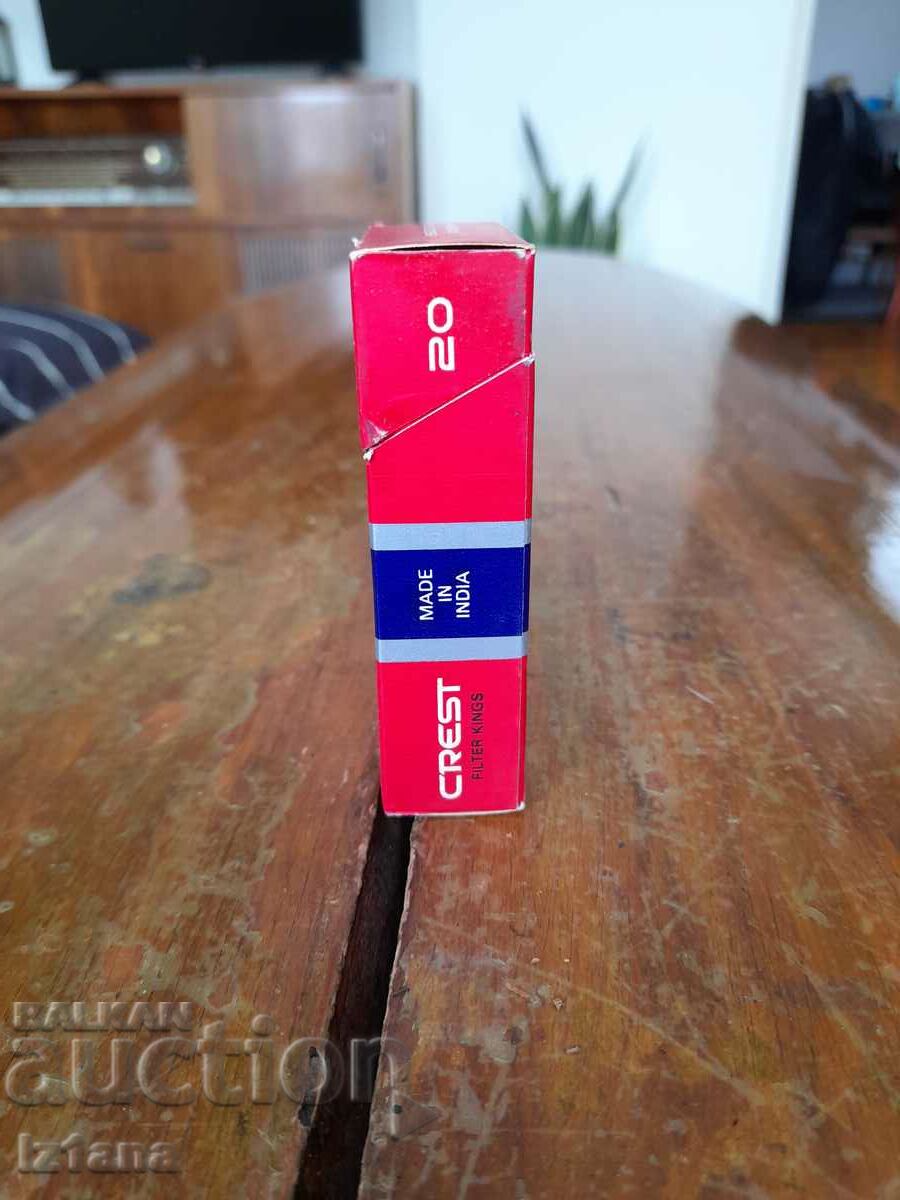 An old box of Crest cigarettes with price 7.00 BGN | € 3.58 An old box of Crest cigarettes with price 7.00 BGN | € 3.58