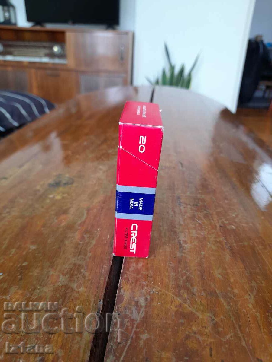 Delivery of An old box of Crest cigarettes Delivery of An old box of Crest cigarettes