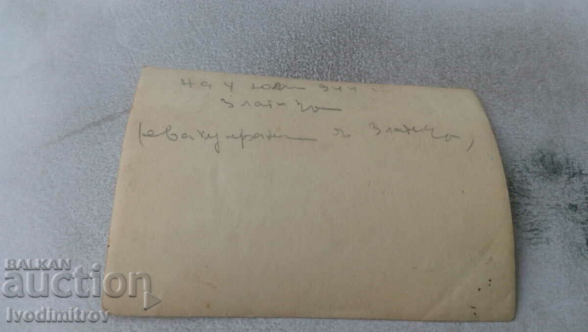 Photo Zlatitsa Woman in front of an old house 1944 with price 2.35 BGN | € 1.20 Photo Zlatitsa Woman in front of an old house 1944 with price 2.35 BGN | € 1.20