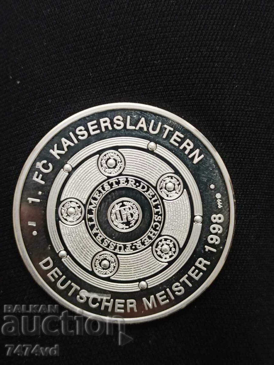 Kaiserslautern, argint - medalie "1st FCK - campion german