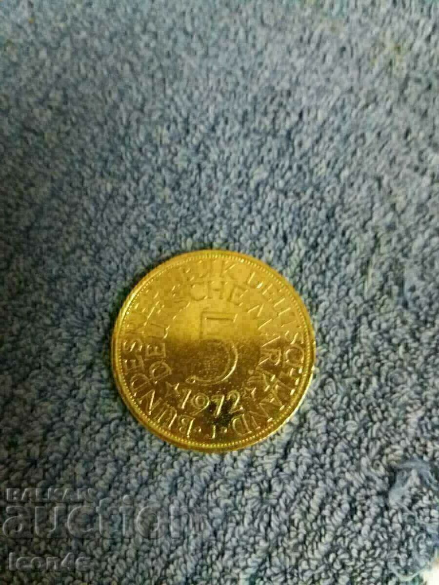 5 Deutsche Marks with price 15.50 BGN | € 7.93