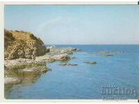Κάρτα Βουλγαρίας Βουλγαρική θέα στη Μαύρη Θάλασσα 12