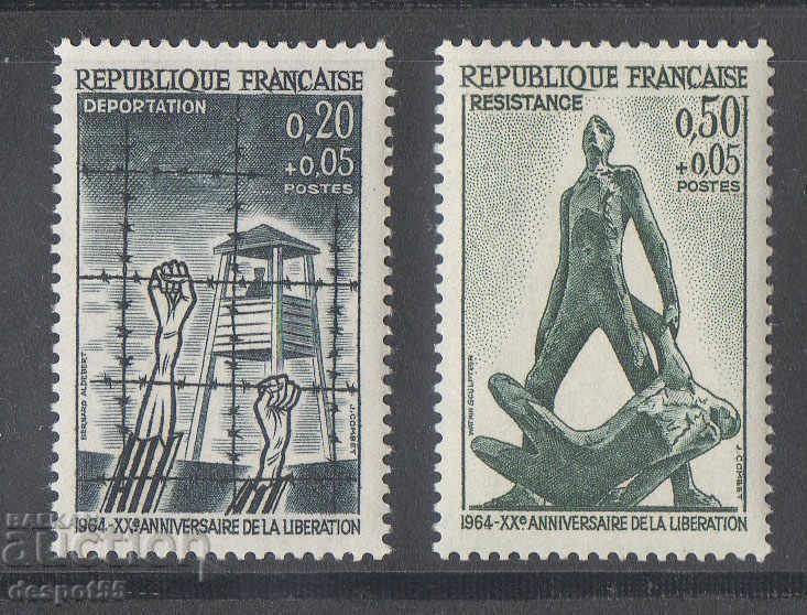 1964. Франция. 20 -годишнината от Освобождението.