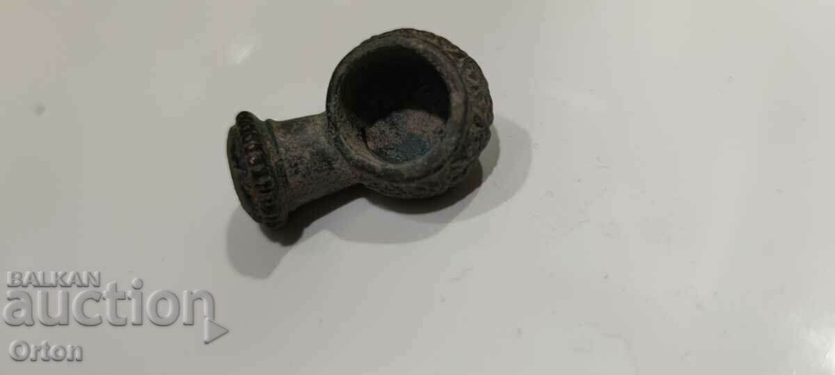 Antique Ottoman bronze opium-tobacco pipe with price 249.00 BGN | € 127.31 Antique Ottoman bronze opium-tobacco pipe with price 249.00 BGN | € 127.31