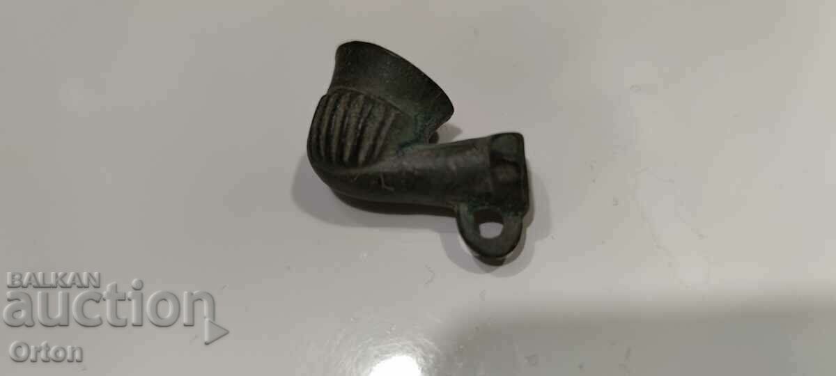 Auction Antique Ottoman bronze opium-tobacco pipe Auction Antique Ottoman bronze opium-tobacco pipe