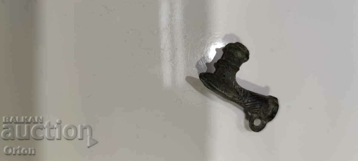 Auction Antique Ottoman bronze opium-tobacco pipe Auction Antique Ottoman bronze opium-tobacco pipe