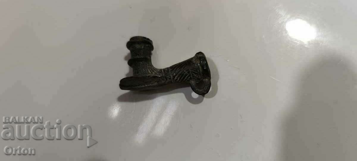 Delivery of Antique Ottoman bronze opium-tobacco pipe Delivery of Antique Ottoman bronze opium-tobacco pipe