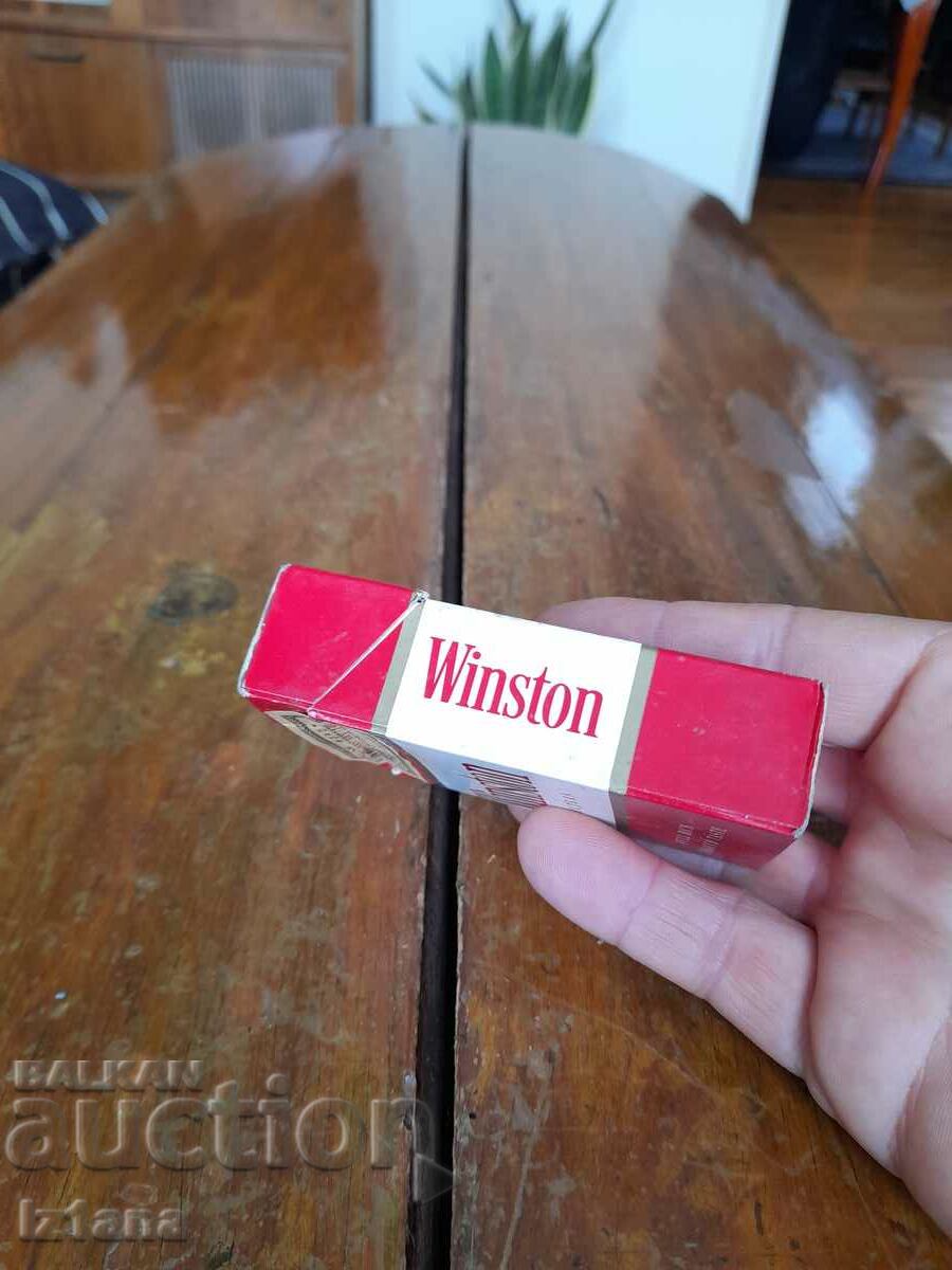 An old box of Winston cigarettes with price 7.00 BGN | € 3.58 An old box of Winston cigarettes with price 7.00 BGN | € 3.58