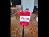 An old box of Winston cigarettes