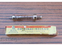 German glass insulin syringe unused