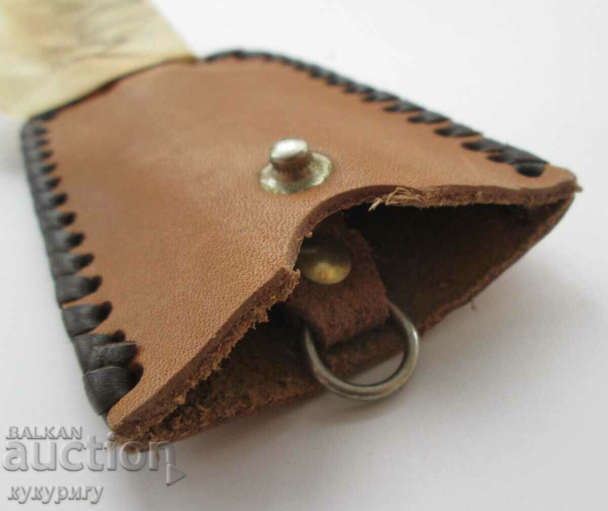 Star Soc. handmade leather keychain unused - 5