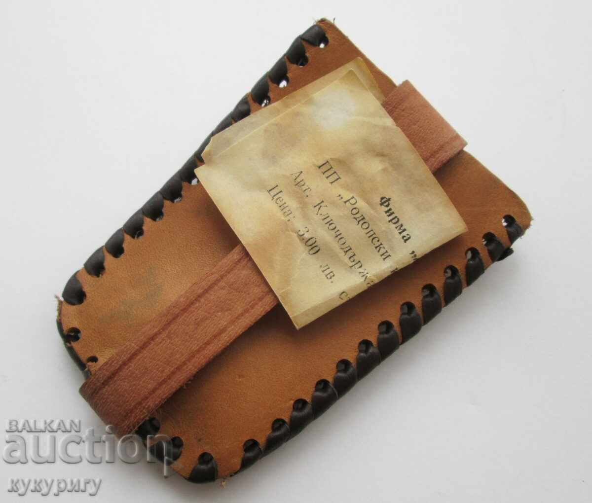 Star Soc. handmade leather keychain unused - 6