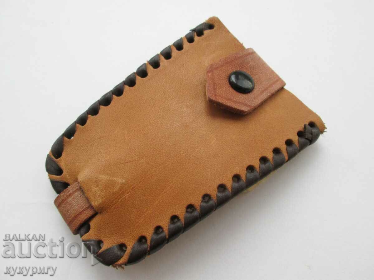 Star Soc. handmade leather keychain unused