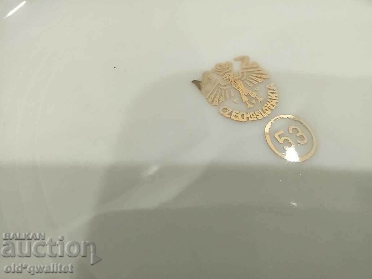 Delivery of Porcelain service of 6 plates, for 6 persons, Czechoslovakia Delivery of Porcelain service of 6 plates, for 6 persons, Czechoslovakia