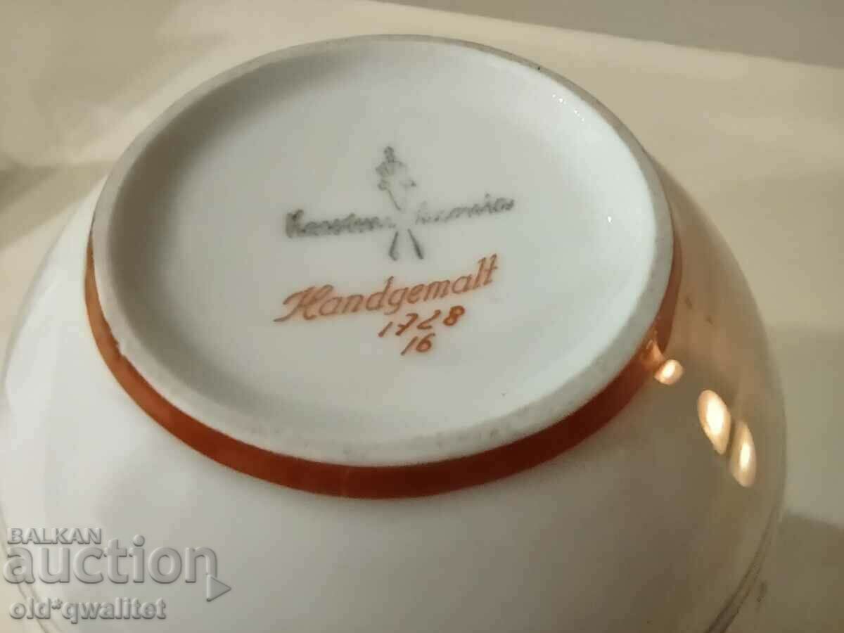 Delivery of Porcelain VASE, height approx. 20 cm, hand painted Germany Delivery of Porcelain VASE, height approx. 20 cm, hand painted Germany