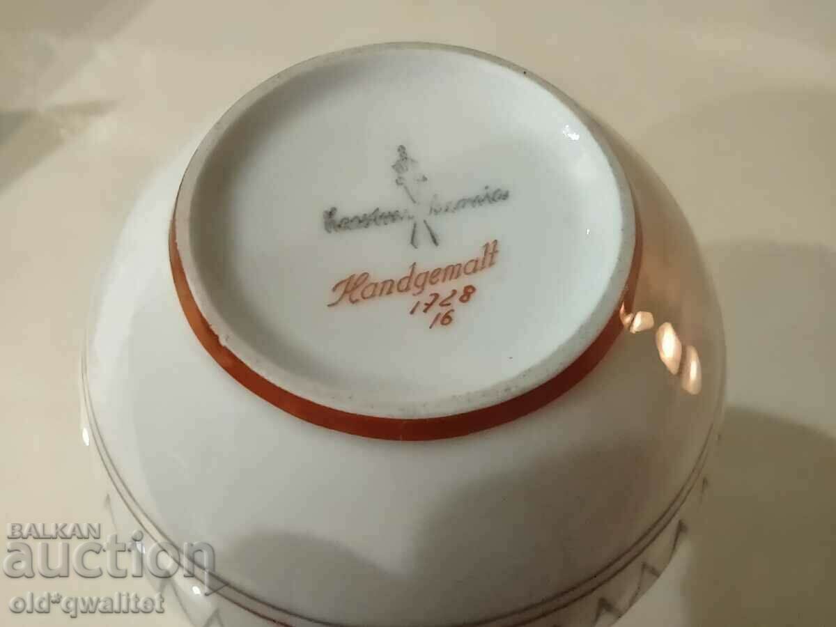 Porcelain VASE, height approx. 20 cm, hand painted Germany - 5 Porcelain VASE, height approx. 20 cm, hand painted Germany - 5