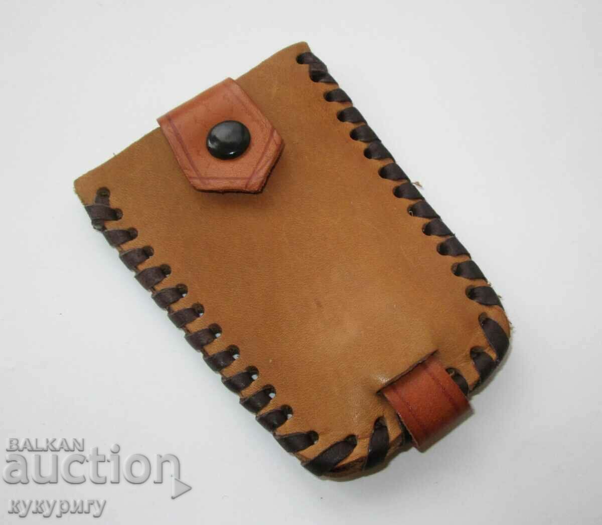 Star Soc. handmade leather keychain unused