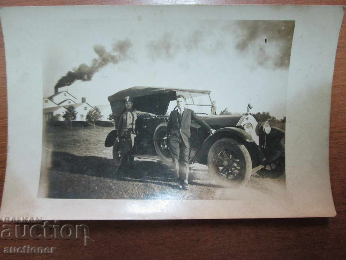 FOTO VECHI ȘOFER AUTO-1929