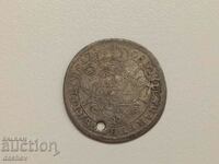 Сребърна монета Талер Австрия Австроунгария 1708г сребро