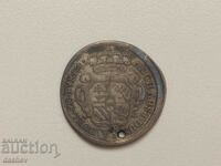 Monedă de argint Kreuzer Thaler Austria 1742 argint