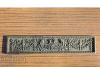 vintage NATIONAL cash register emblem metal plate