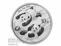 30 g Panda chinezesc argintiu 2022