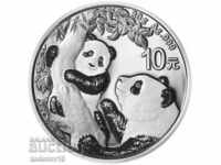 30 g Panda chinezesc argintiu 2021
