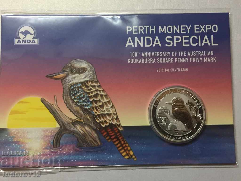 Delivery of 1 oz Silver Australian KUKABURA 2019 / Anda /