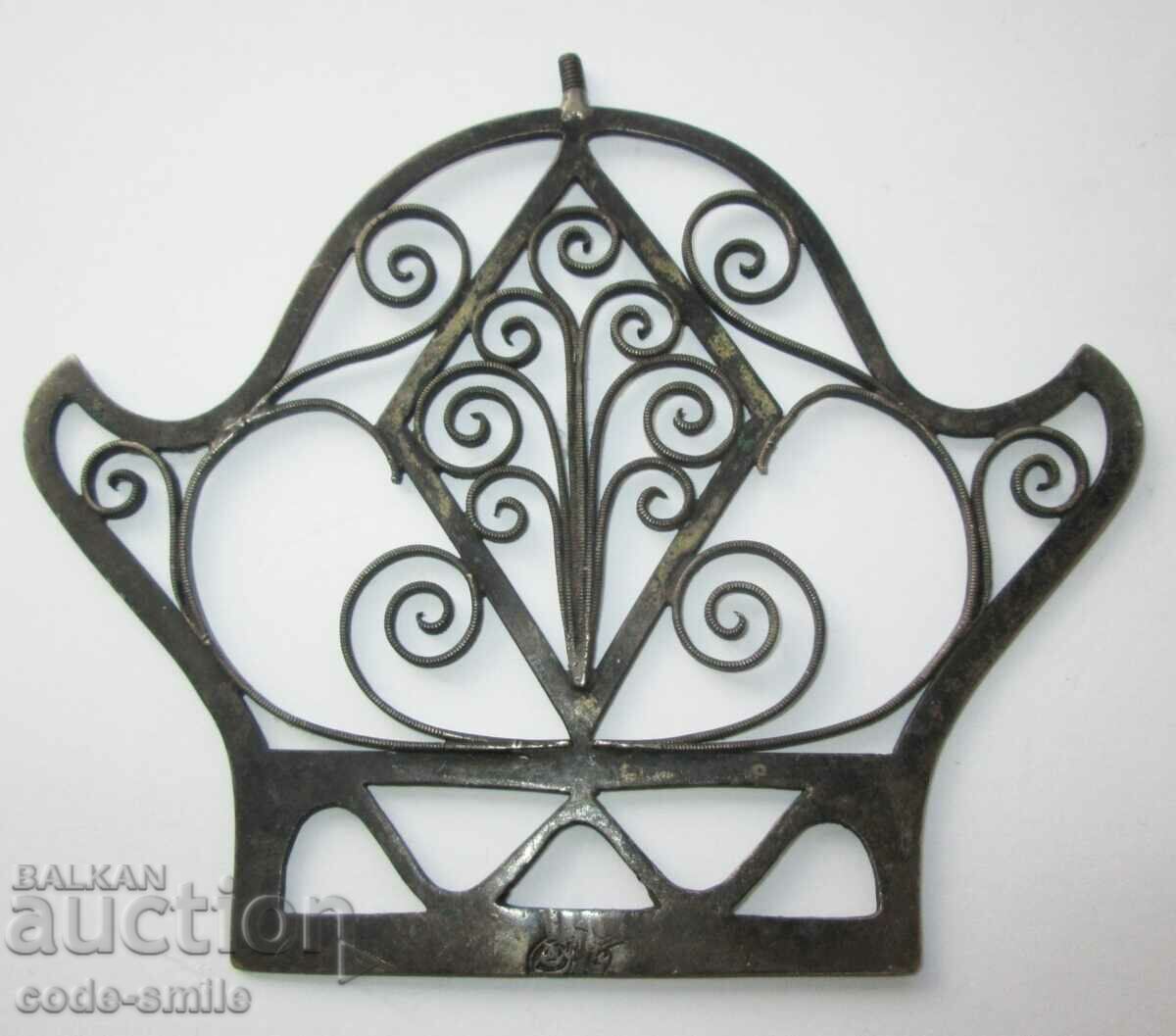 Old part element silver with tugra stamp Ottoman Empire with price 60.00 BGN | € 30.68 Old part element silver with tugra stamp Ottoman Empire with price 60.00 BGN | € 30.68