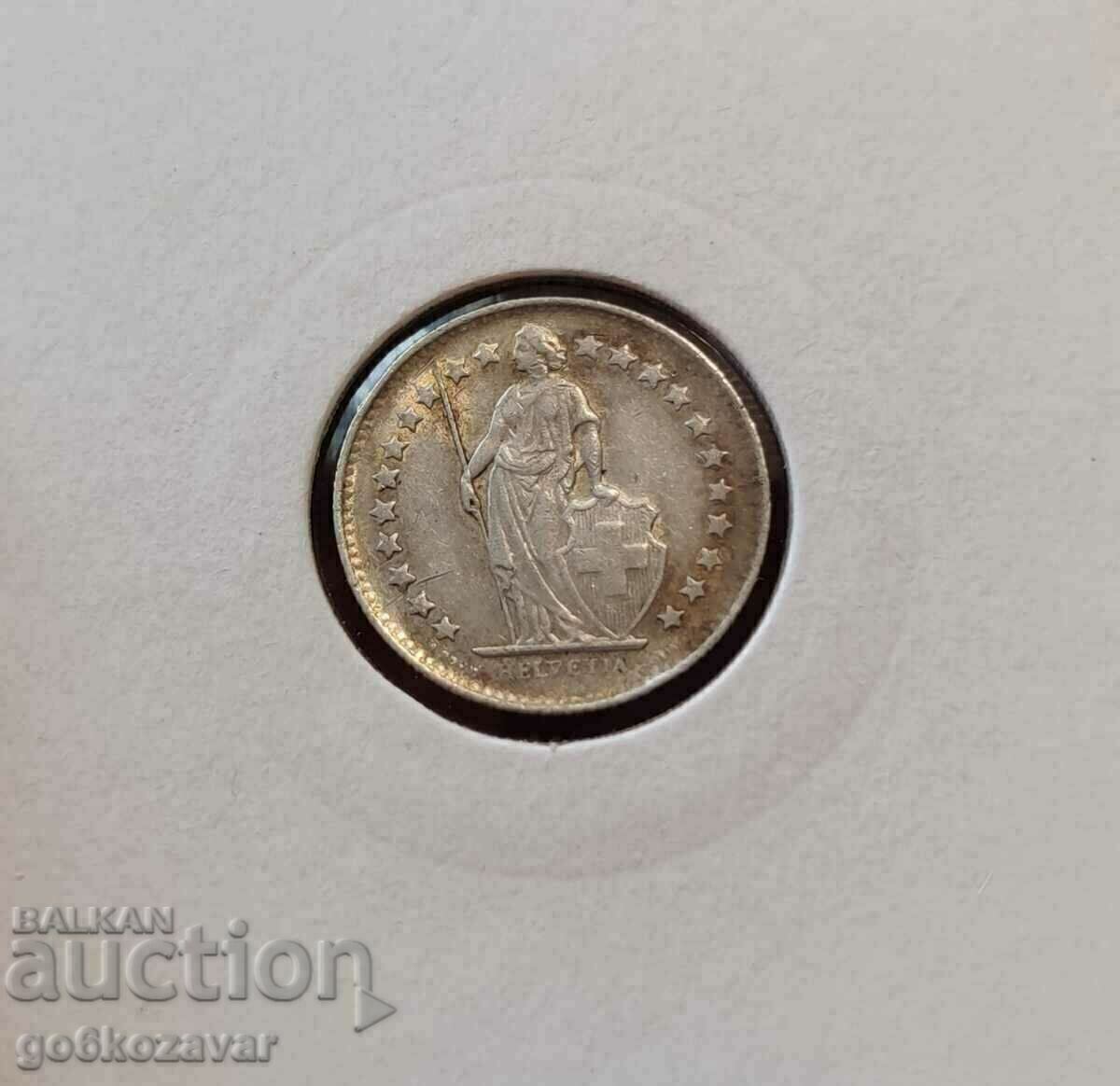 Switzerland 1/2 Franc 1948 Silver ! with price 10.90 BGN | € 5.57 Switzerland 1/2 Franc 1948 Silver ! with price 10.90 BGN | € 5.57