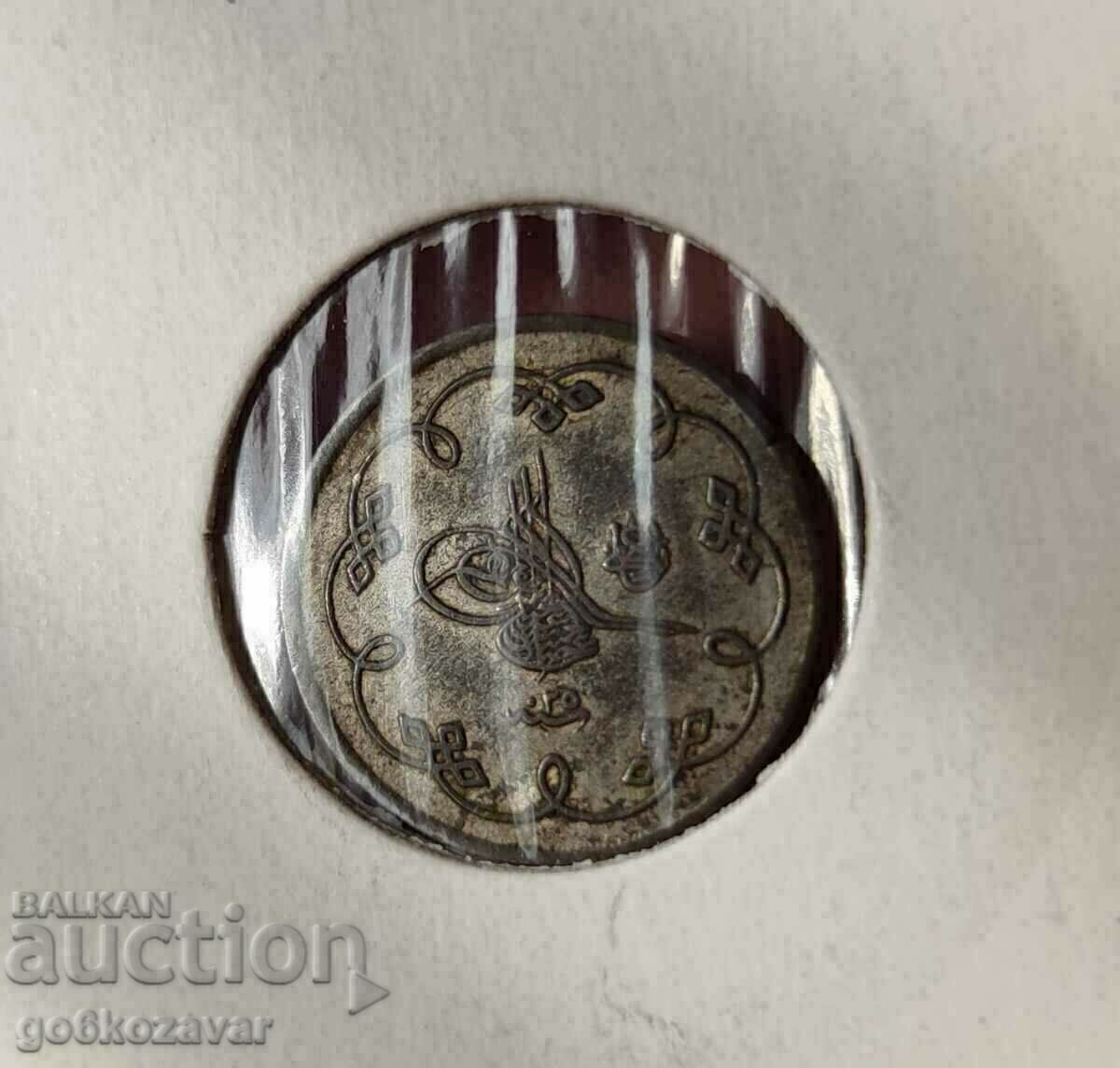 Ottoman Empire 5 Coins 1293-1876 Silver figure 25 UNC with price 30.00 BGN | € 15.34 Ottoman Empire 5 Coins 1293-1876 Silver figure 25 UNC with price 30.00 BGN | € 15.34