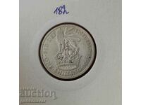 Marea Britanie 1 Shilling 1928 Argint !