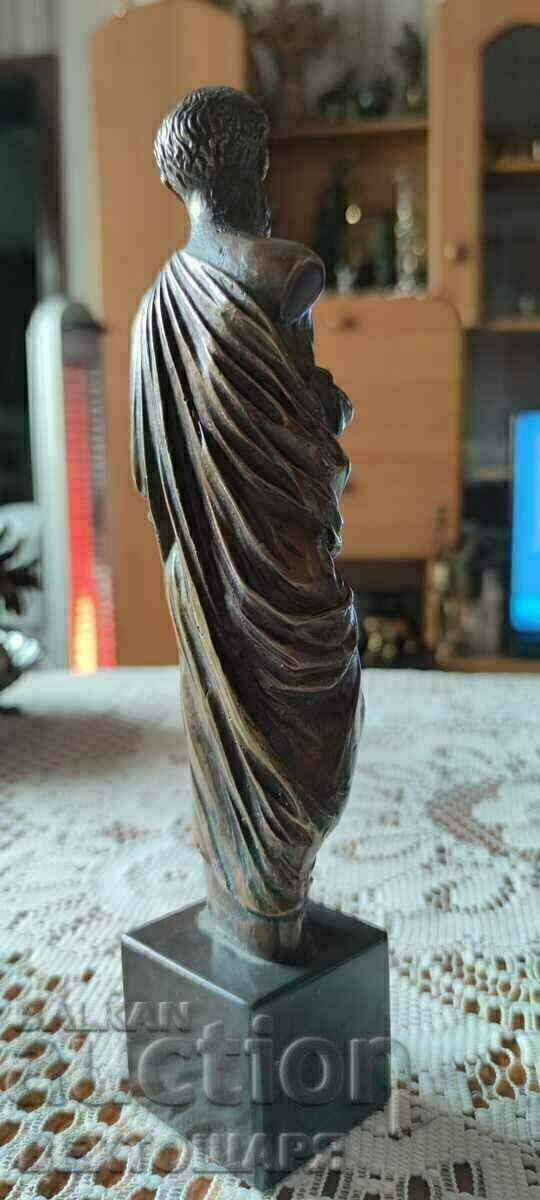 Old Author's Bronze Plastique of Hippocrates - 5 Old Author's Bronze Plastique of Hippocrates - 5