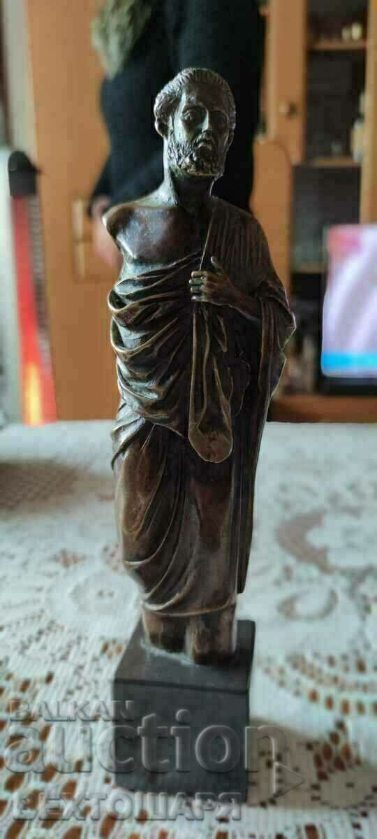 Old Author's Bronze Plastique of Hippocrates - 7 Old Author's Bronze Plastique of Hippocrates - 7