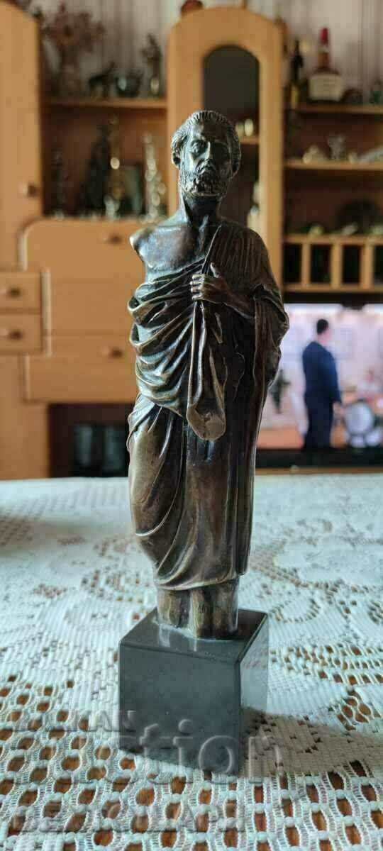 Old Author's Bronze Plastique of Hippocrates Old Author's Bronze Plastique of Hippocrates