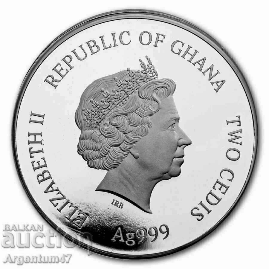 Доставка на СРЕБРО 1/2 OZ ГАНА - ЦВЕТНА КРАСОТА БЕЙБИ ЗОДИАК ЛЪВ