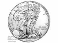 ΑΣΗΜΕΝΙΟ 1 ουγιάς 2020 AMERICAN EAGLE νέο νόμισμα-