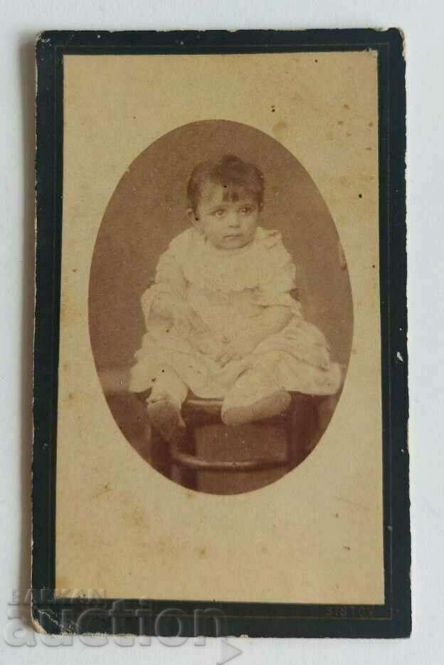 ANII 1880 PRINCESSA BEBE COPIL FOTO FOTO CARTON