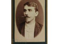 19TH CENTURY MAN PORTRAIT OLD PHOTO PHOTOGRAPH CARDBOARD