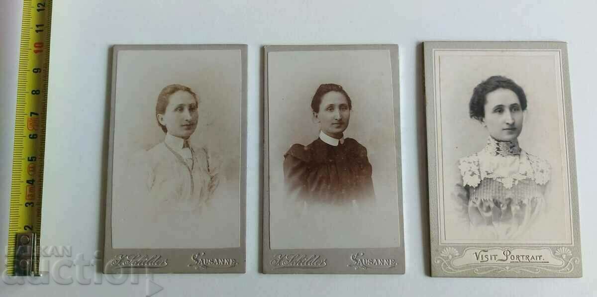 1899 ELENA IVANOVA LOT OLD PHOTOS PHOTOGRAPHY CARDBOARD