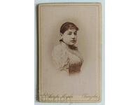 19TH CENTURY SWITCH WOMAN GIRL OLD PHOTO PHOTOGRAPHY CARDBOARD