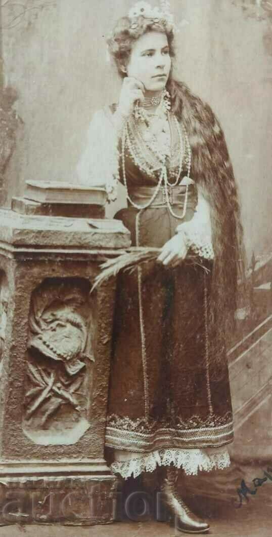 1907 MARUSIA WEARING SOFIA SIGNED OLD PHOTO PHOTOGRAPH - 5 1907 MARUSIA WEARING SOFIA SIGNED OLD PHOTO PHOTOGRAPH - 5