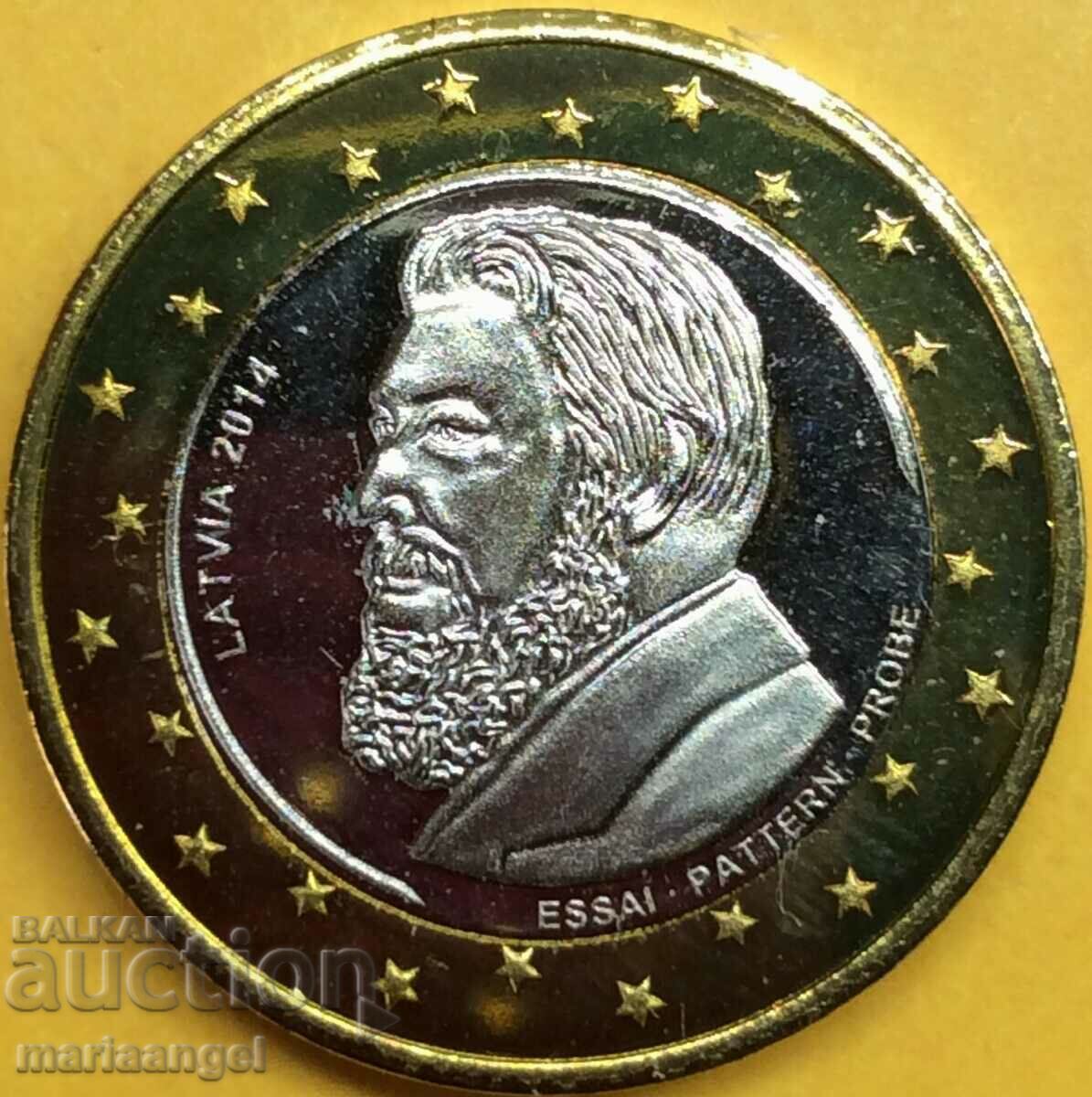 Λετονία 2014 1 ευρώ Δείγμα ESSEI